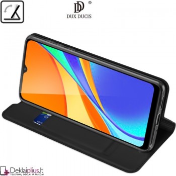 Dux Ducis dirbtinės odos atverčiamas dėklas - juodas (Xiaomi Redmi 9C) Dux Ducis dirbtinės odos atverčiamas dėklas - juodas (Xiaomi Redmi 9C)
